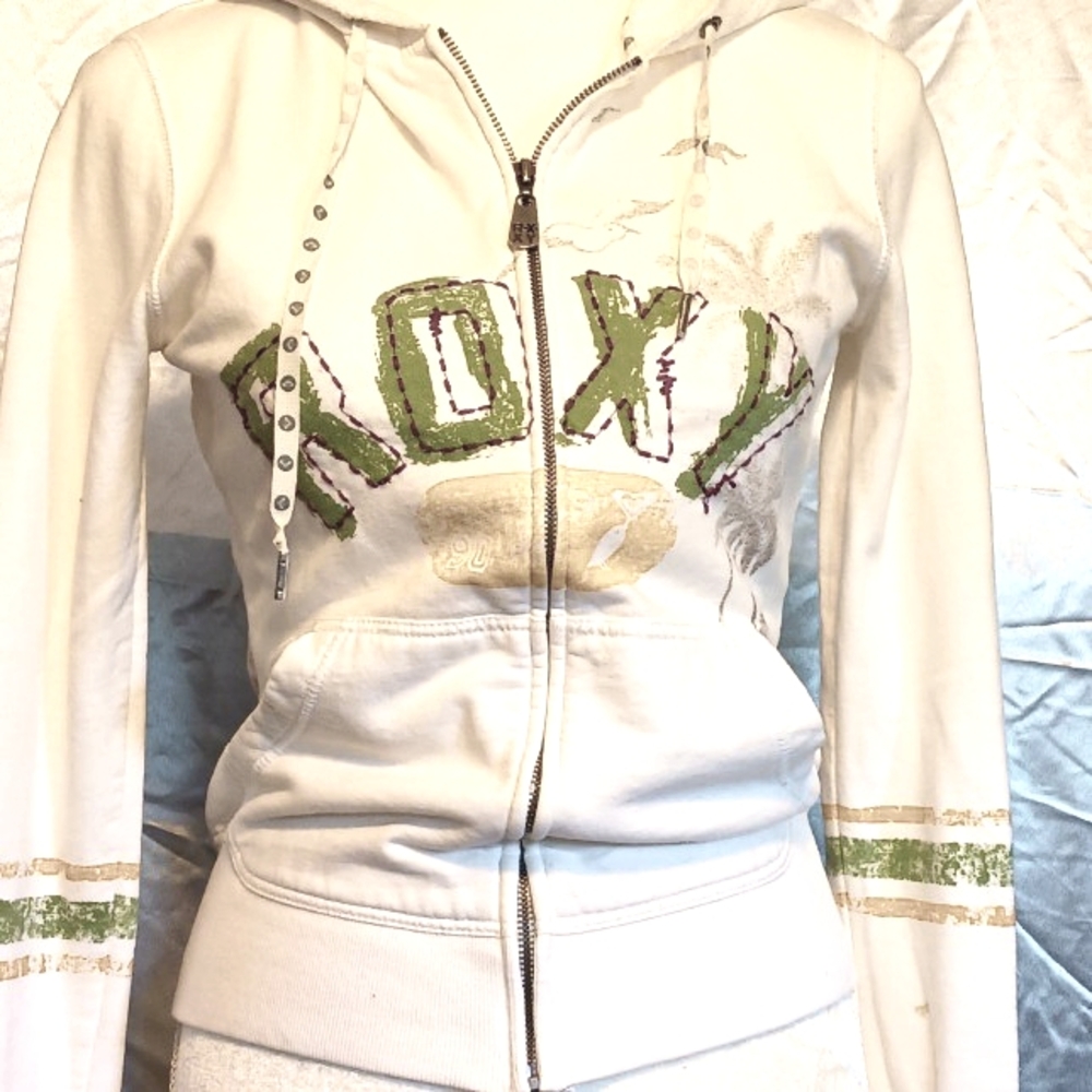 Roxy Full Zip Hoodie Size Small